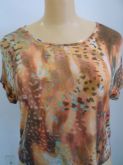 Blusa Estampada em Laranja