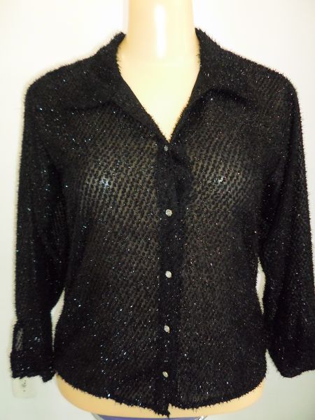 Camisa Preta com Brilho