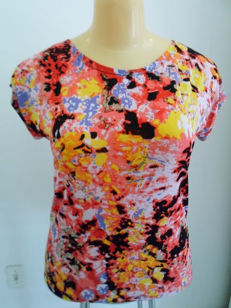 Blusa Malha Fria Estampada